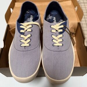 OluKai Tradewind Sneakers Mens 10 Navy NEW Canvas Drop-In Heel 10533-5454